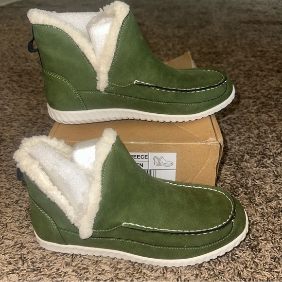 Journee Collection Shoes - Journee Collection Capreece Green Slip-On Shoes